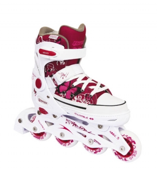 Kinder Inliner / Inline-Skates Rebel PP white