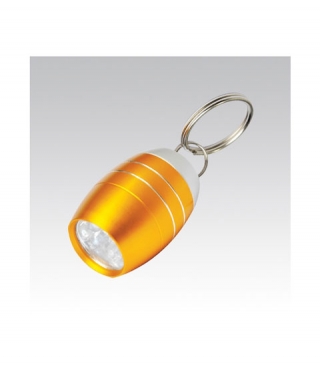 Schlüsselanhänger 6-LED Lampe Tonnenform