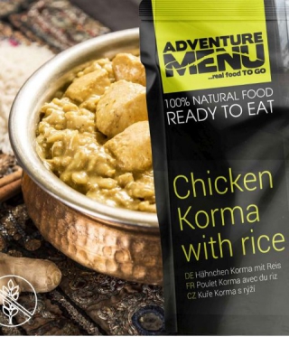 Hähnchen Korma mit Reis